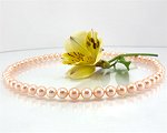 Perlenkette pink vom EdelKontor