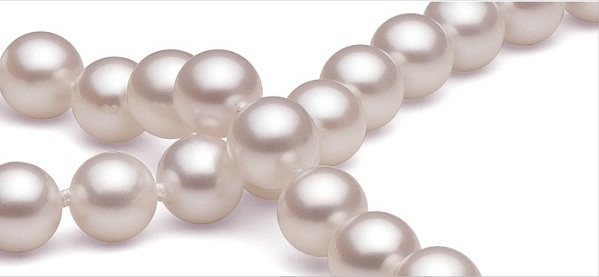 Oberfläche von makellosen Perlen
