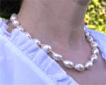 Swasserperlen Perlenkette wei vom EdelKontor