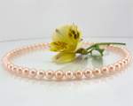 Perlenketten<br>pink<br>7.0 - 7.5 mm