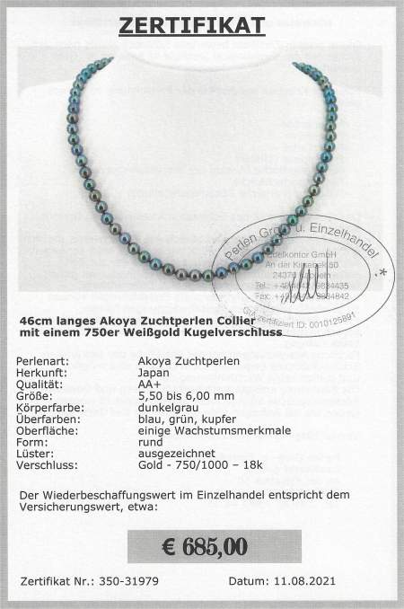 Perlen Halsketten vom EdelKontor