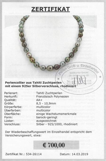 Barocke Perlenkette vom EdelKontor
